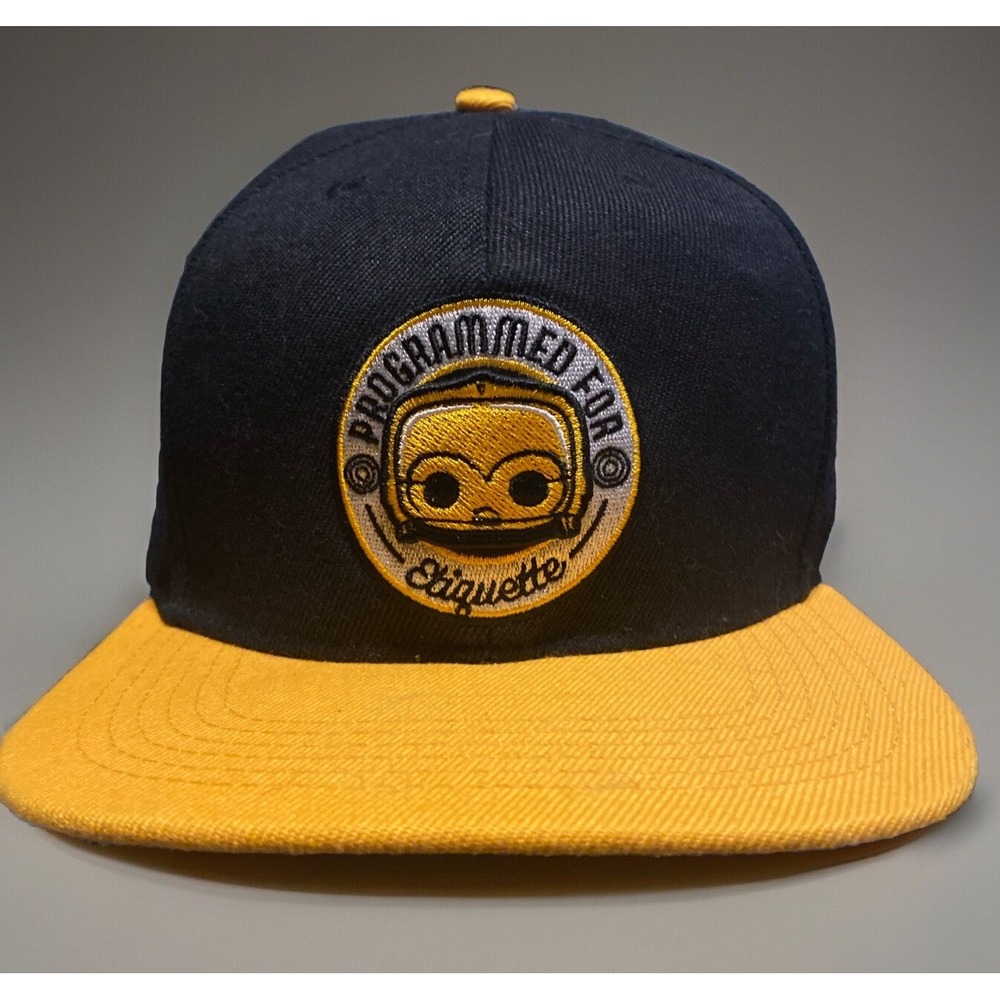 Funko Pop C-3PO Cap Hat Star Wars Smugglers Bounty Programmed For Etiquette EUC